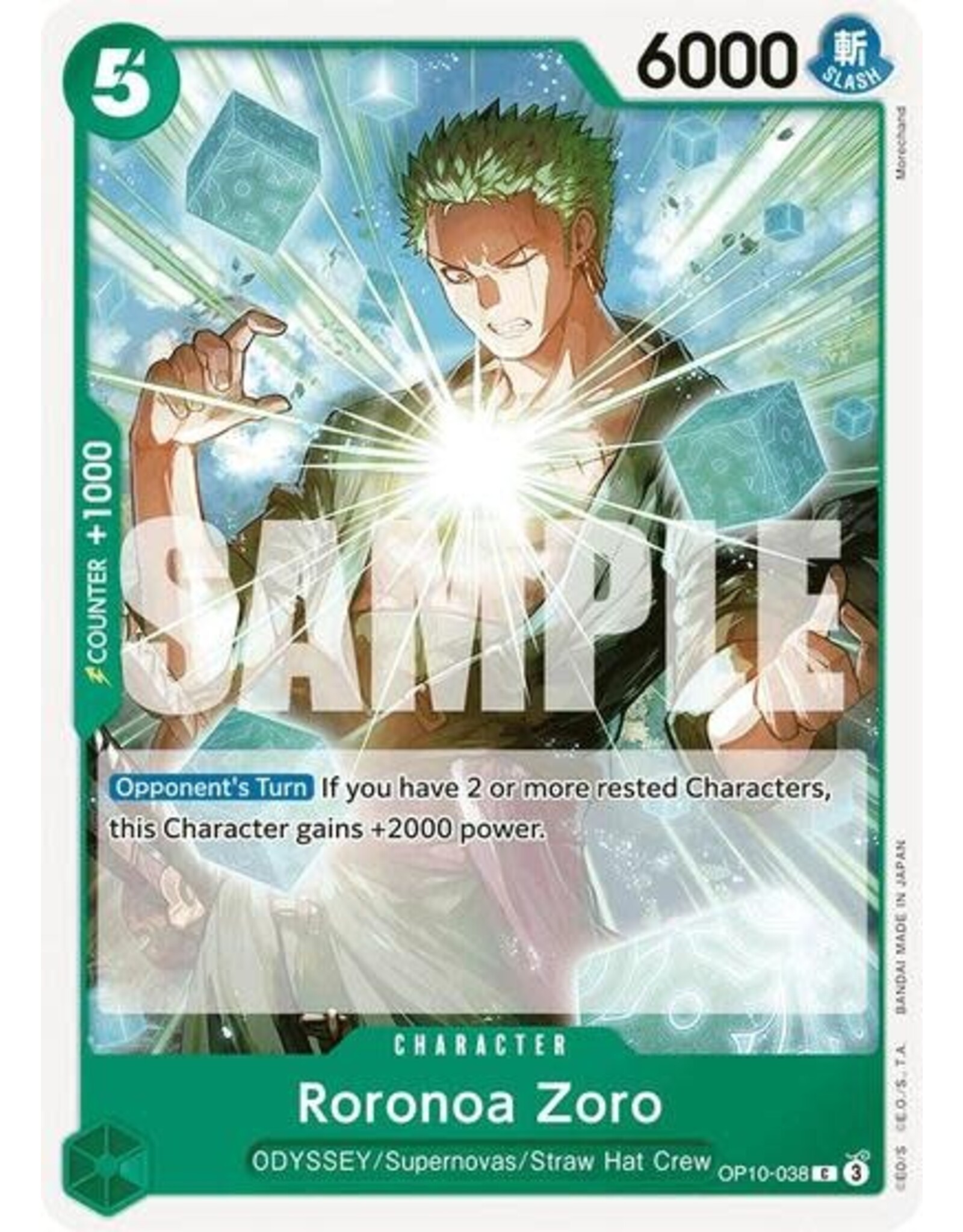 Roronoa Zoro (038) - OP10-038 (Normal, C)