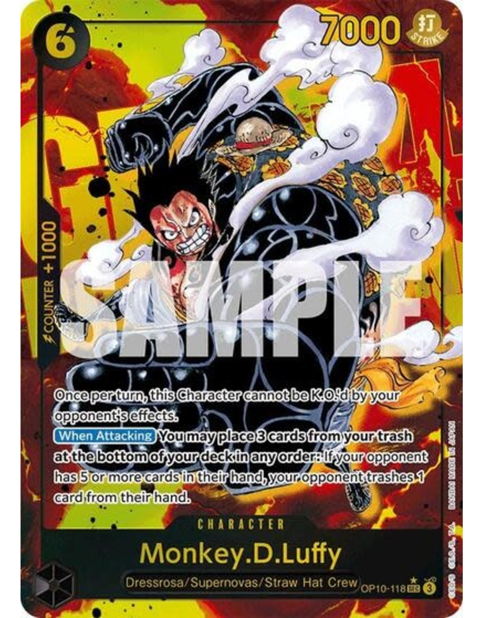 Monkey.D.Luffy (118) (Parallel) - OP10-118 (Foil, SEC)