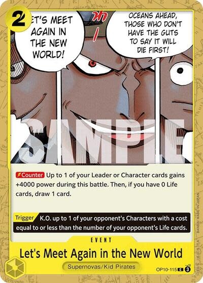 Let's Meet Again in the New World - OP10-115 (Normal, C)