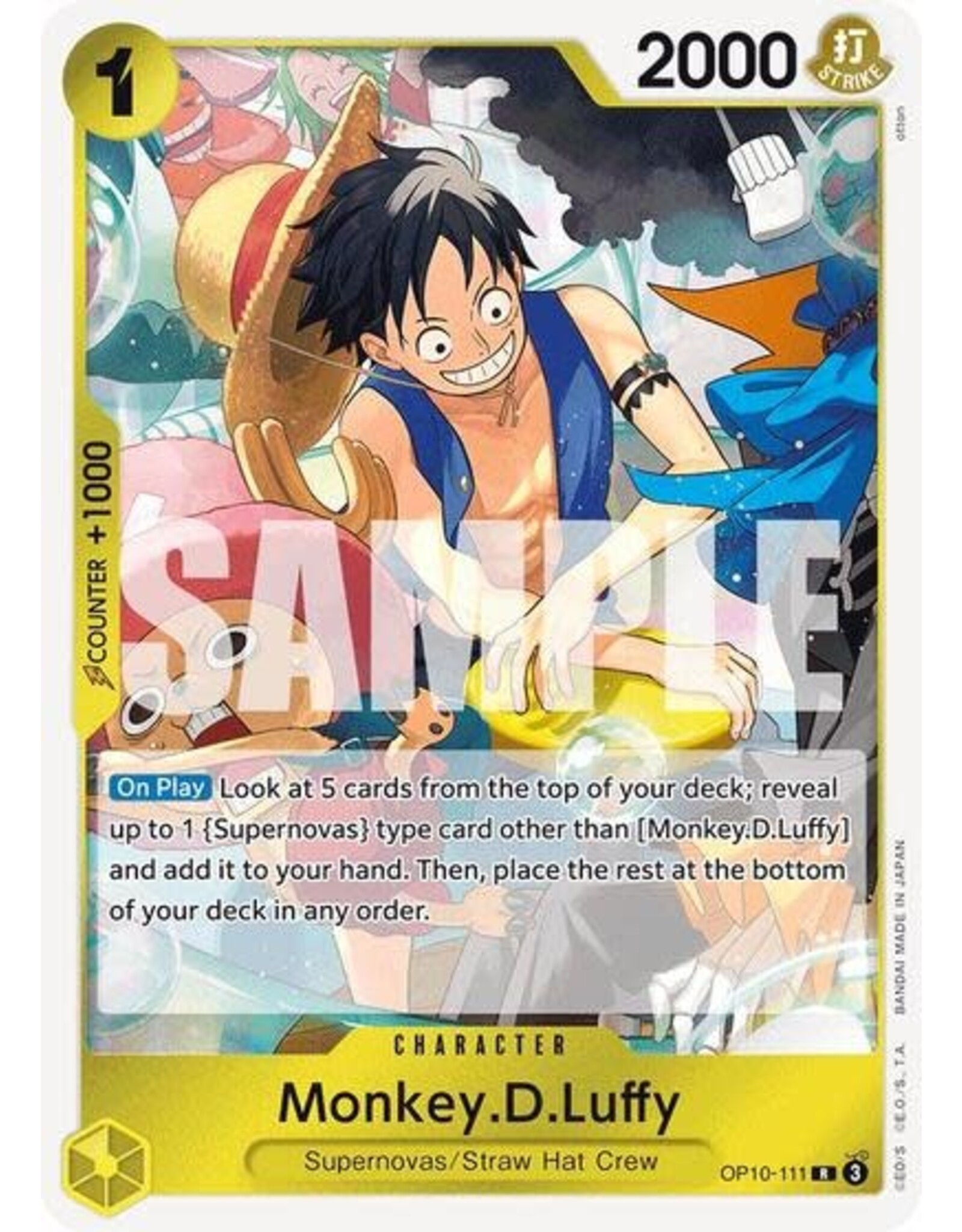 Monkey.D.Luffy (111) - OP10-111 (Foil, R)