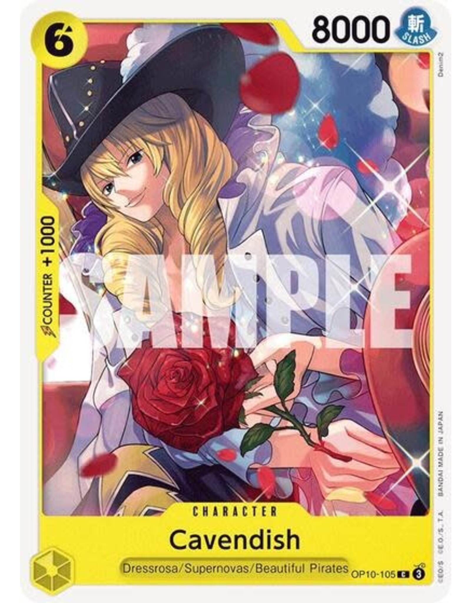 Cavendish (105) - OP10-105 (Normal, C)