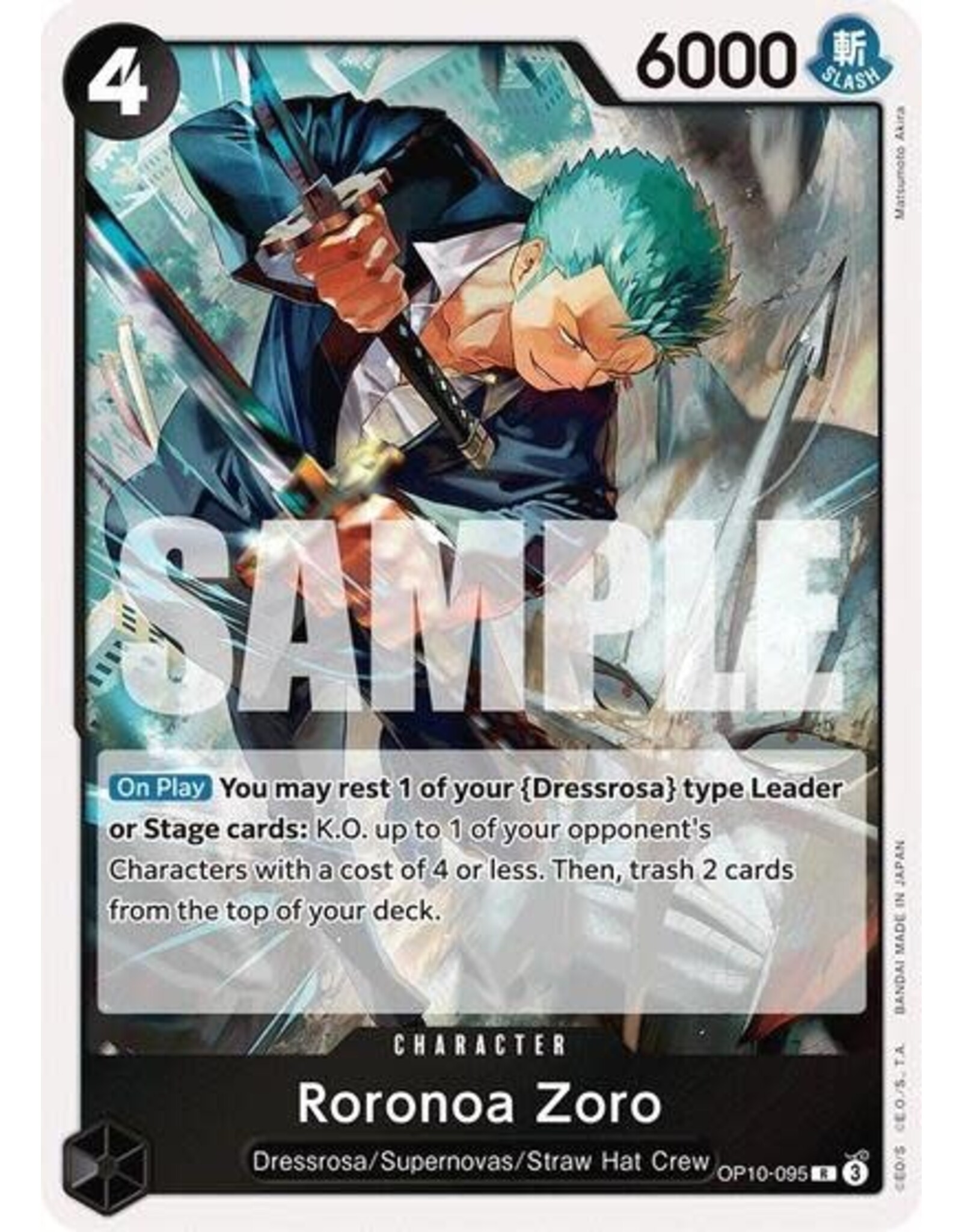 Roronoa Zoro (095) - OP10-095 (Foil, R)