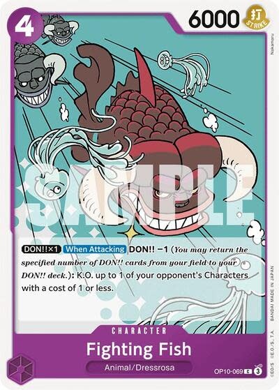 Fighting Fish - OP10-069 (Normal, C)
