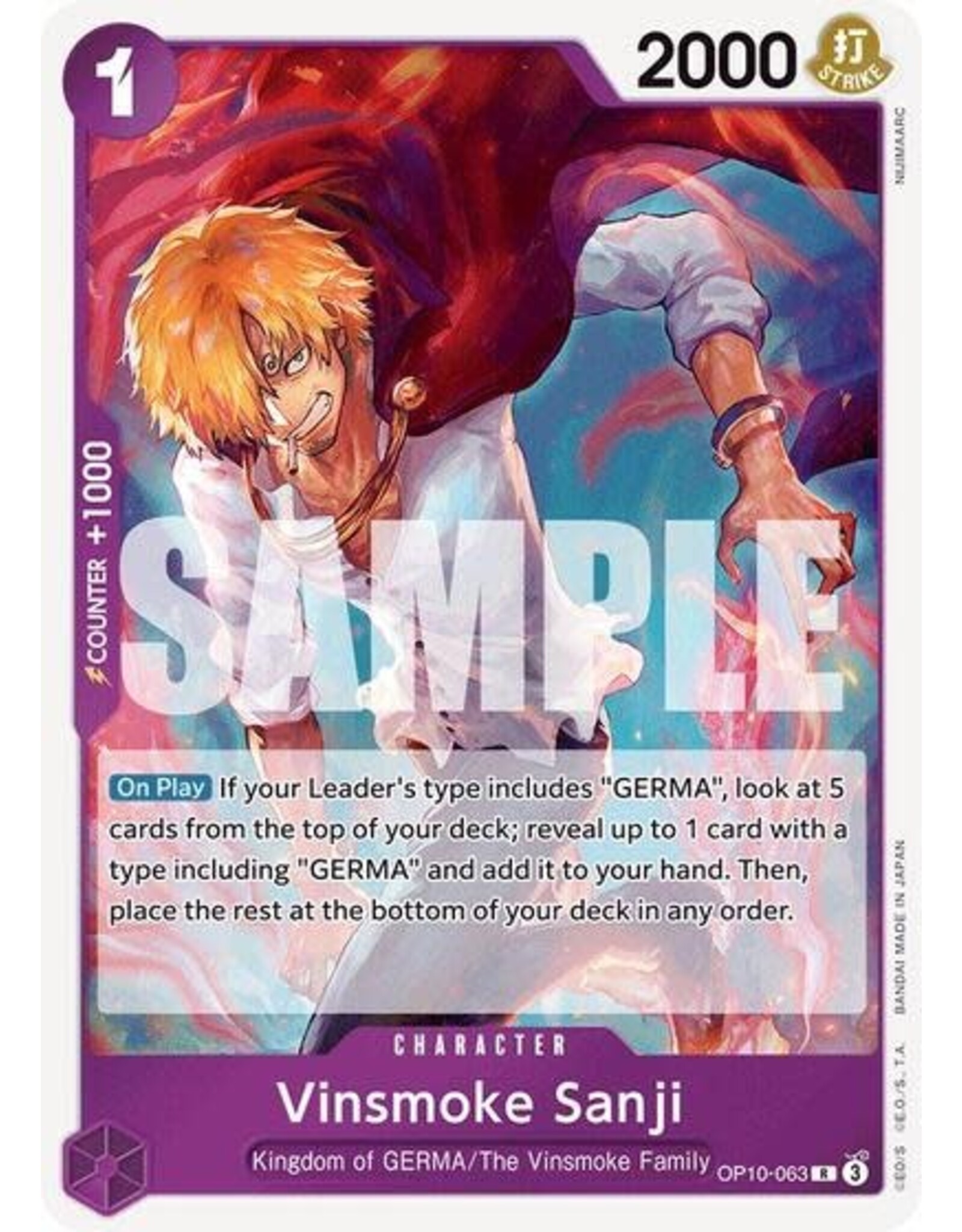 Vinsmoke Sanji - OP10-063 (Foil, R)