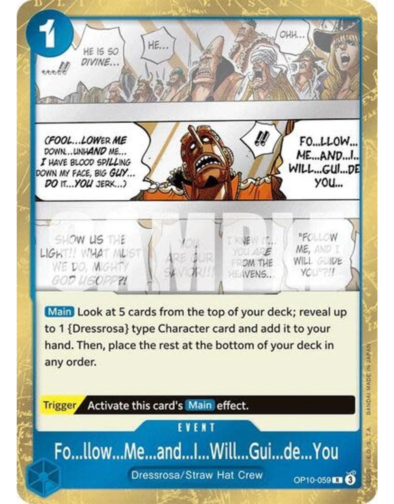 Fo...llow...Me...and...I...Will...Gui...de...You - OP10-059 (Foil, R)