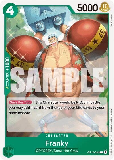 Franky (034) - OP10-034 (Normal, C)