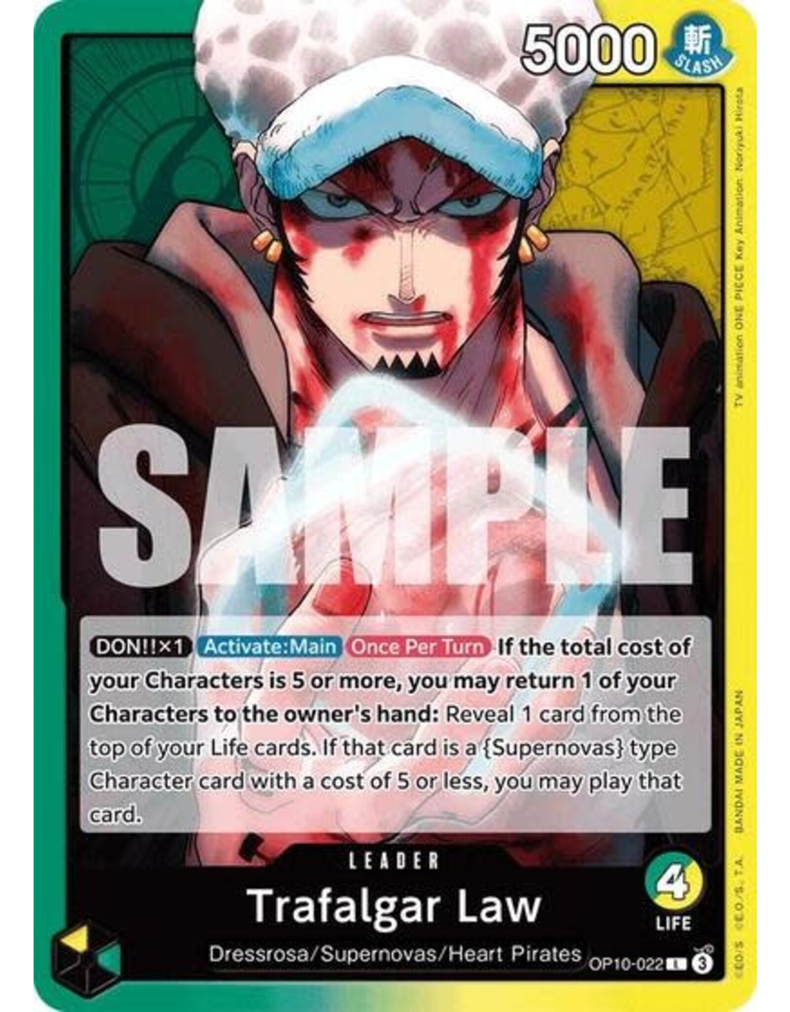 Trafalgar Law (022) - OP10-022 (Normal, L)