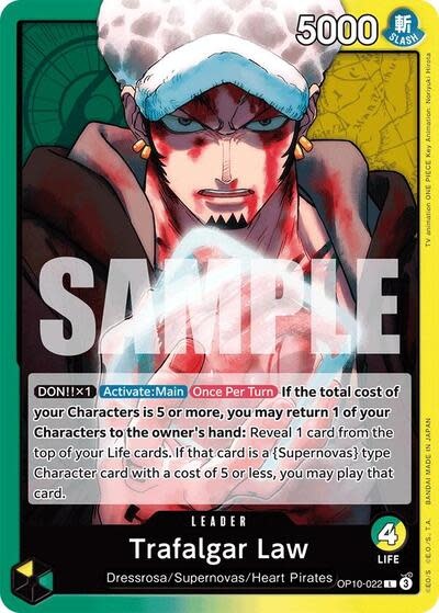 Trafalgar Law (022) - OP10-022 (Normal, L)