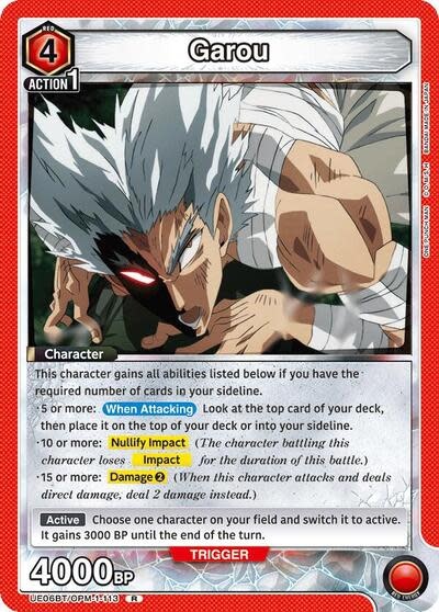 Garou (113) - UE06BT/OPM-1-113 (Foil, Rare)