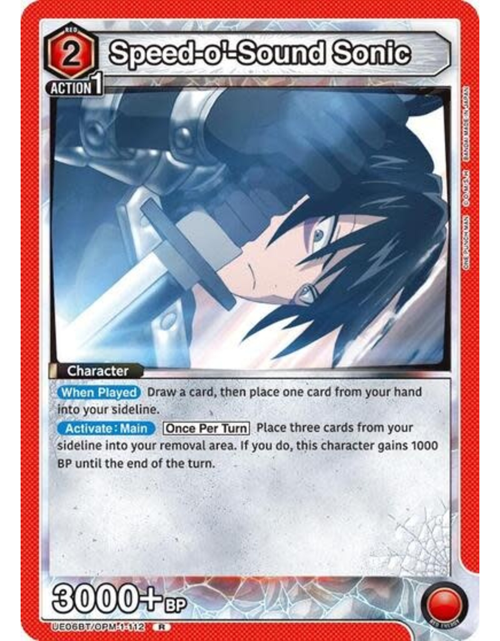 Speed-o'-Sound Sonic (112) - UE06BT/OPM-1-112 (Foil, Rare)
