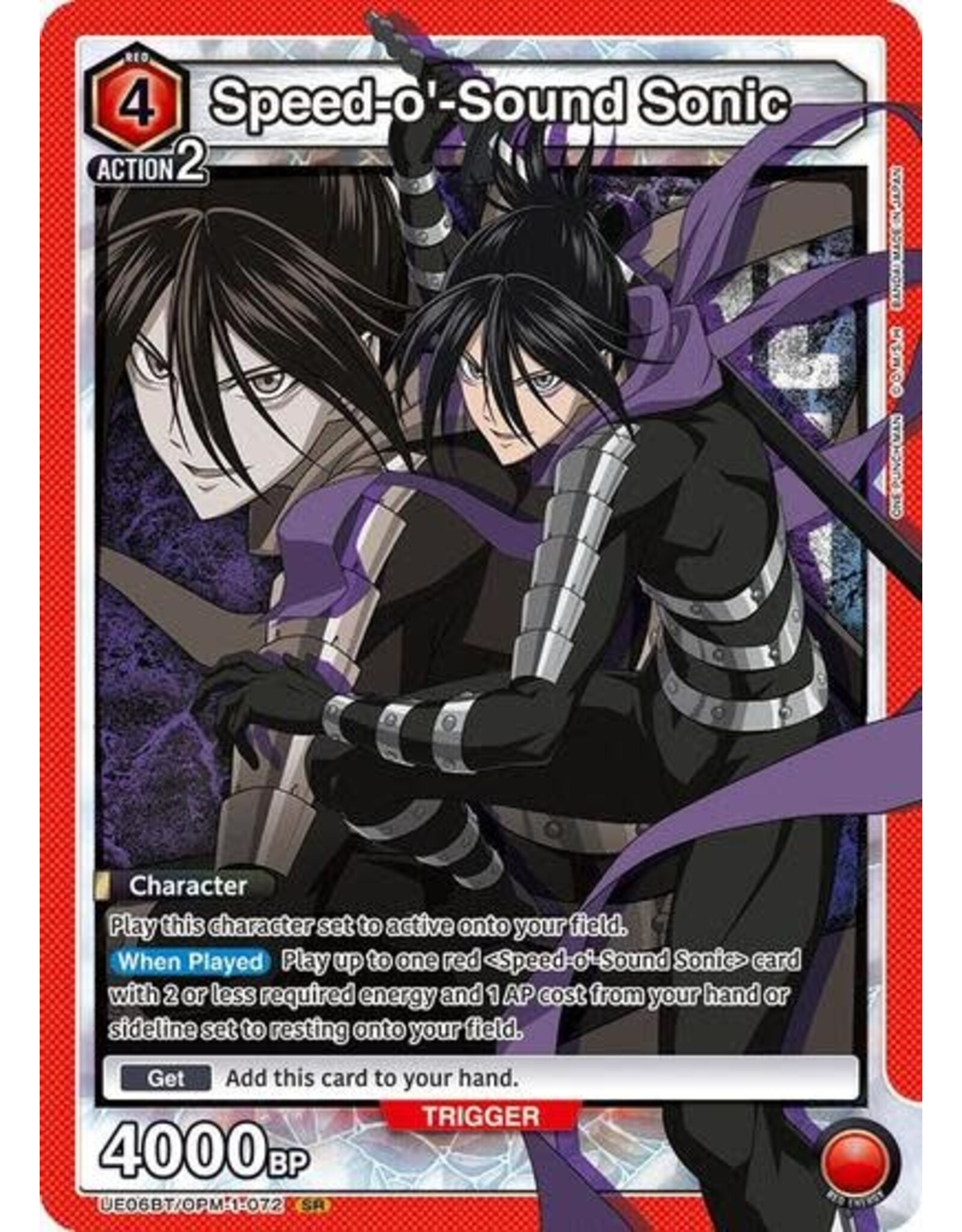 Speed-o'-Sound Sonic (072) - UE06BT/OPM-1-072 (Foil, Super Rare)