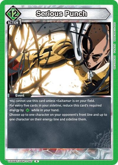 Serious Punch - UE06BT/OPM-1-067 (Foil, Rare)