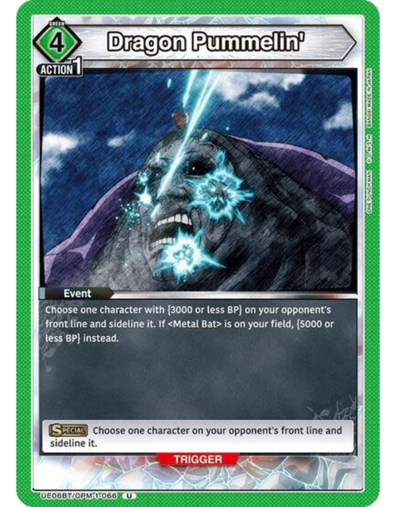 Dragon Pummelin' - UE06BT/OPM-1-066 (Normal, Uncommon)