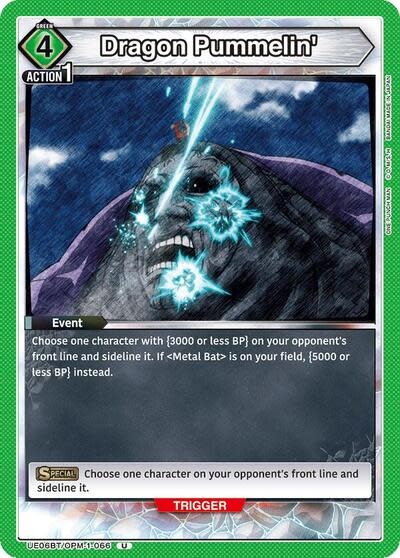 Dragon Pummelin' - UE06BT/OPM-1-066 (Normal, Uncommon)