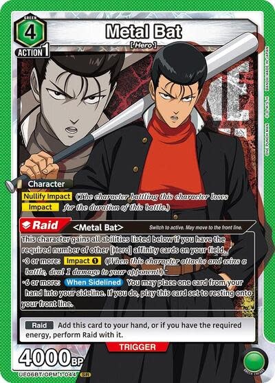 Metal Bat (044) - UE06BT/OPM-1-044 (Foil, Super Rare)