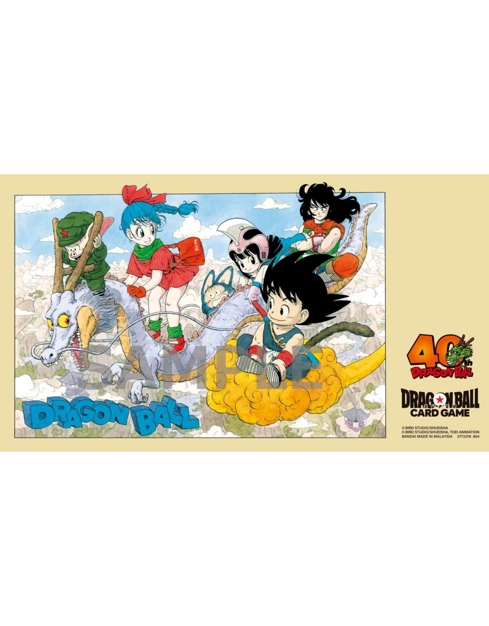 Dragon Ball Super Fusion World - Official Playmat 40TH Anniversary Version