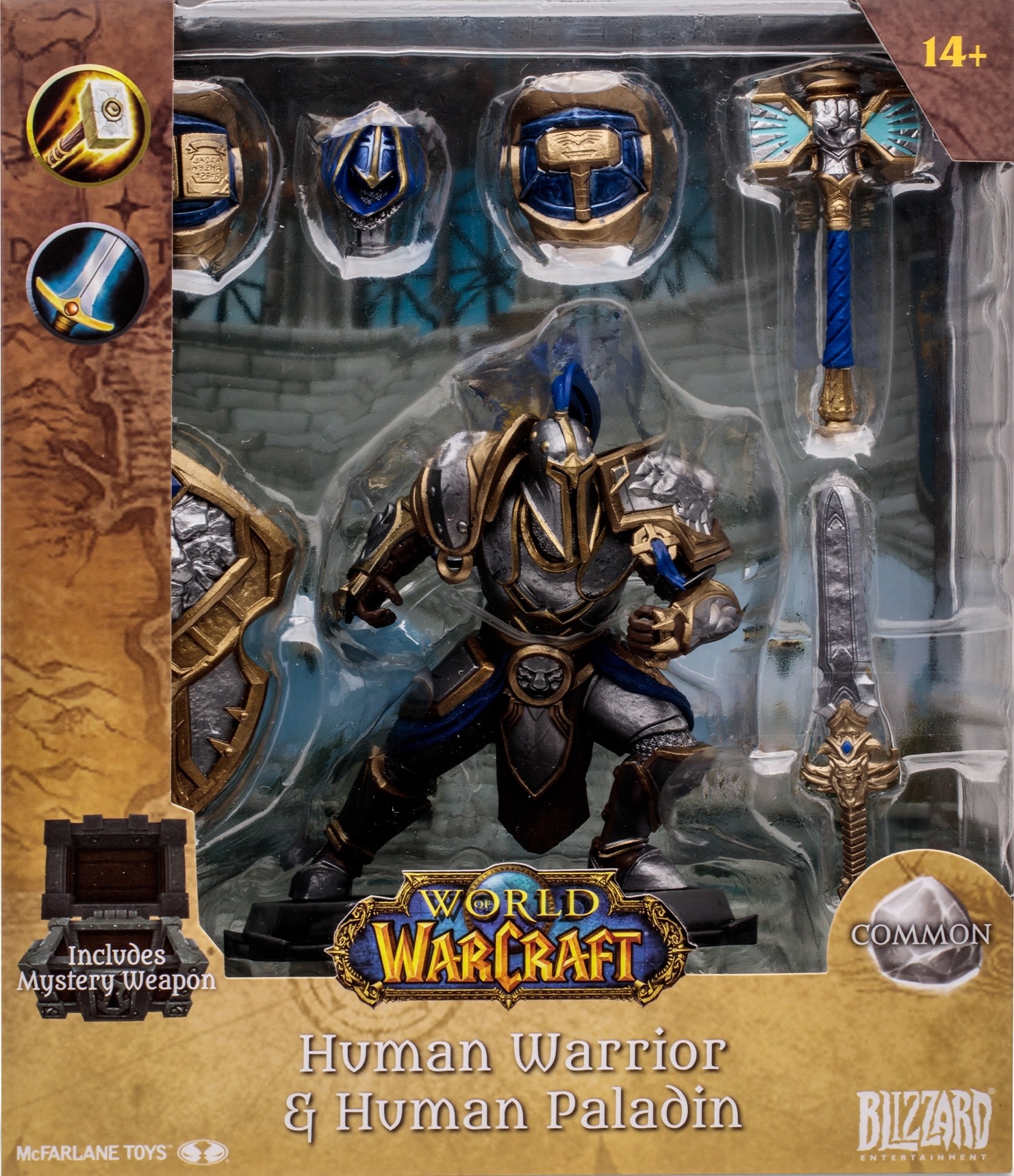 McFarlane Toys World of Warcraft - Human Warrior & Paladin 6' Figure