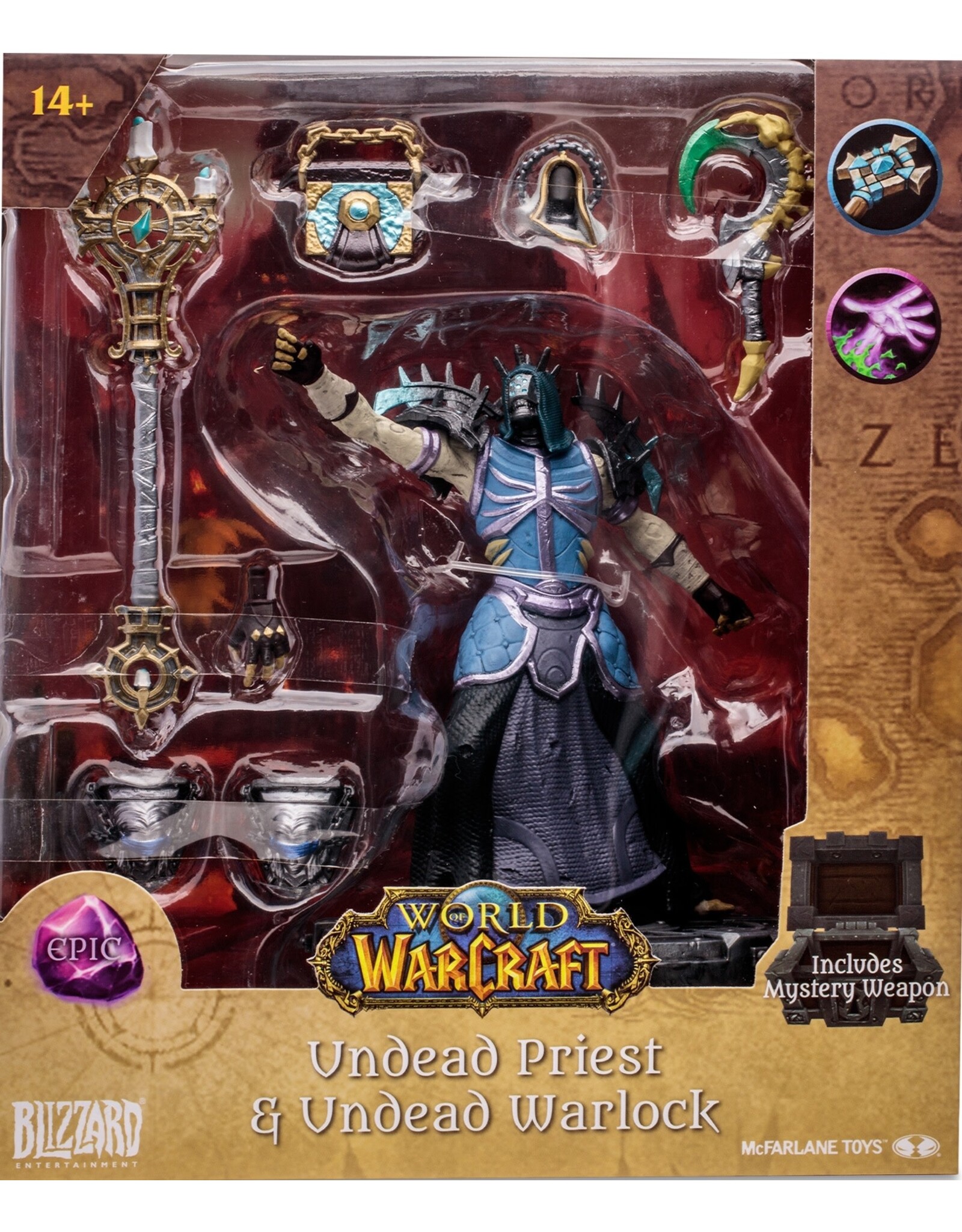 McFarlane Toys World of Warcraft - Undead Priest & Warlock 6" Figure