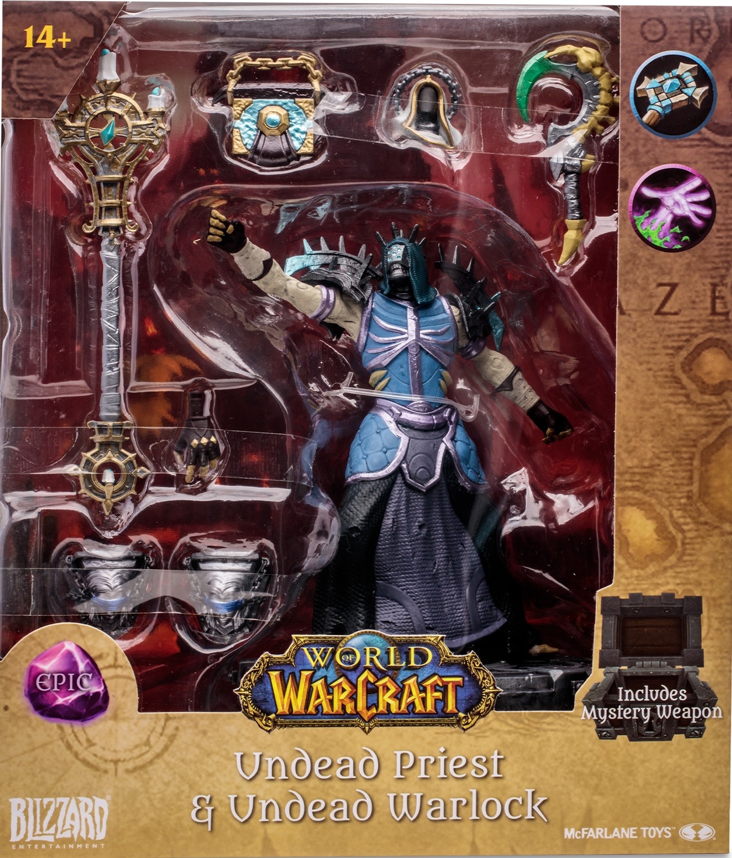 McFarlane Toys World of Warcraft - Undead Priest & Warlock 6" Figure