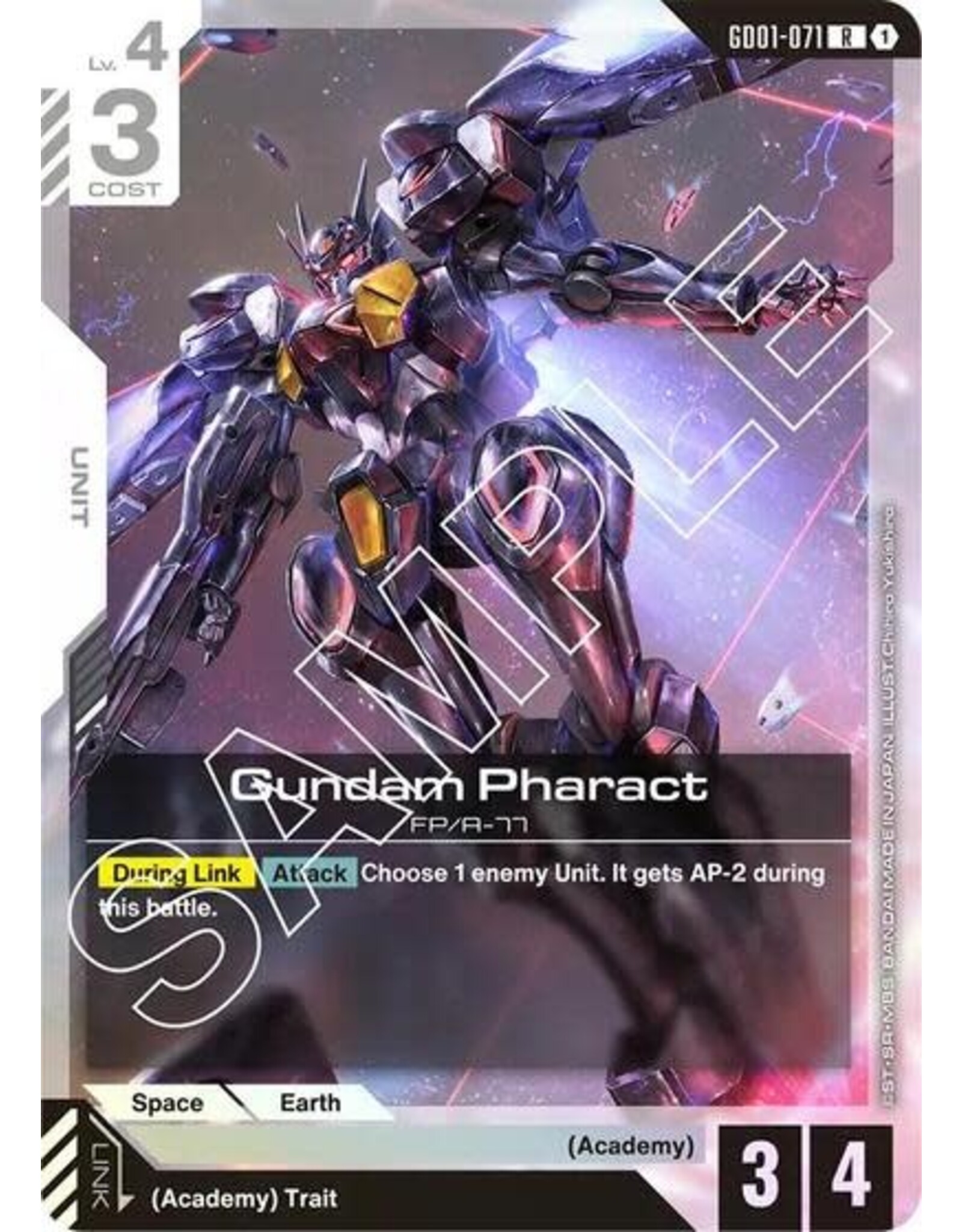 Gundam Pharact - GD01-071 (Holofoil, Rare)