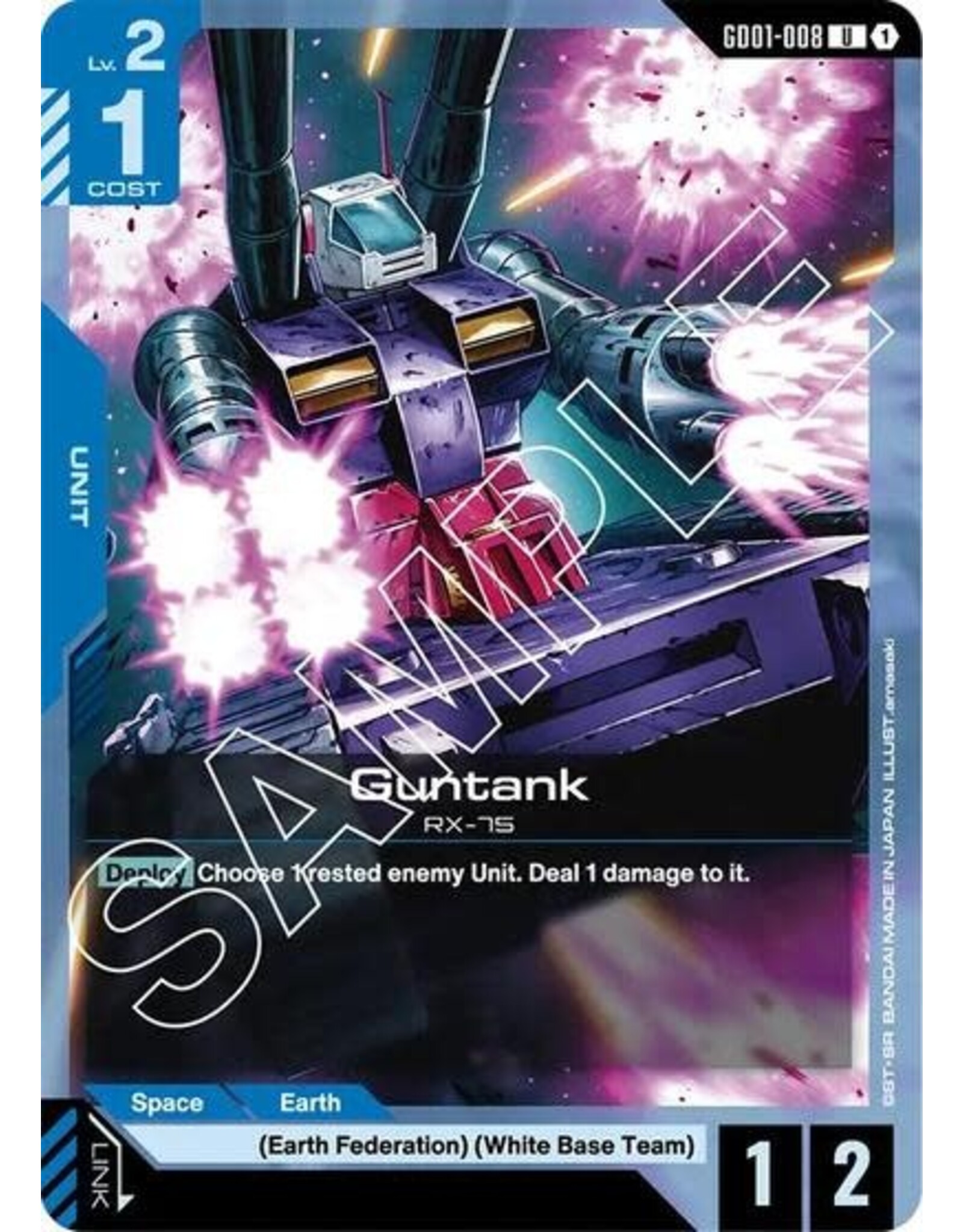 Guntank - GD01-008 (Normal, Uncommon) (GD01)