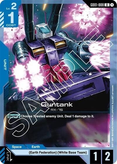 Guntank - GD01-008 (Normal, Uncommon) (GD01)