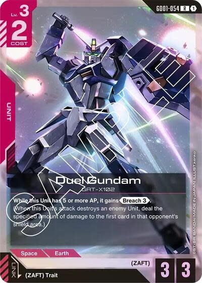 Duel Gundam - GD01-054 (Holofoil, Rare)