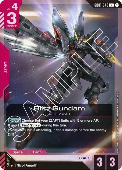 Blitz Gundam - GD01-049 (Holofoil, Rare)
