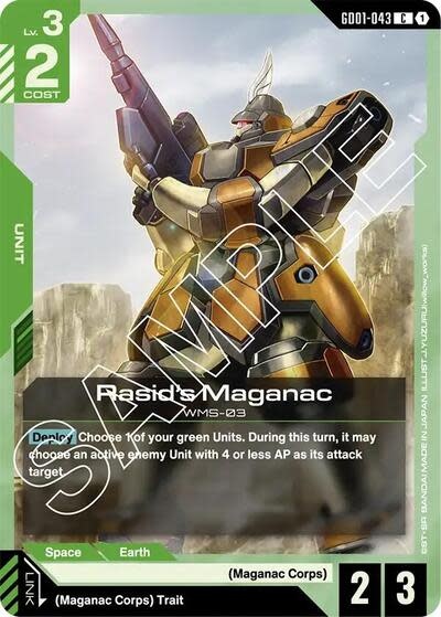 Rasid's Maganac - GD01-043 (Normal, Common)