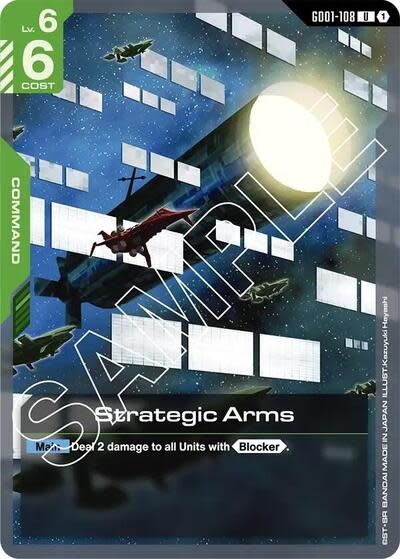 Strategic Arms - GD01-108 (Normal, Uncommon)