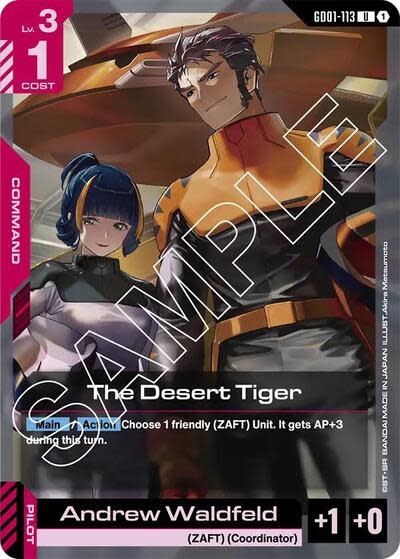 The Desert Tiger - GD01-113 (Normal, Uncommon)
