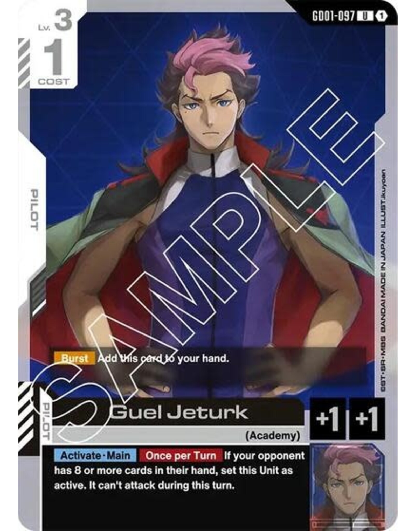 Guel Jeturk - GD01-097 (Normal, Uncommon) (GD01)