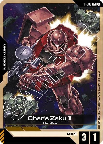 Char's Zaku II (T-006) Token (Normal, Common)