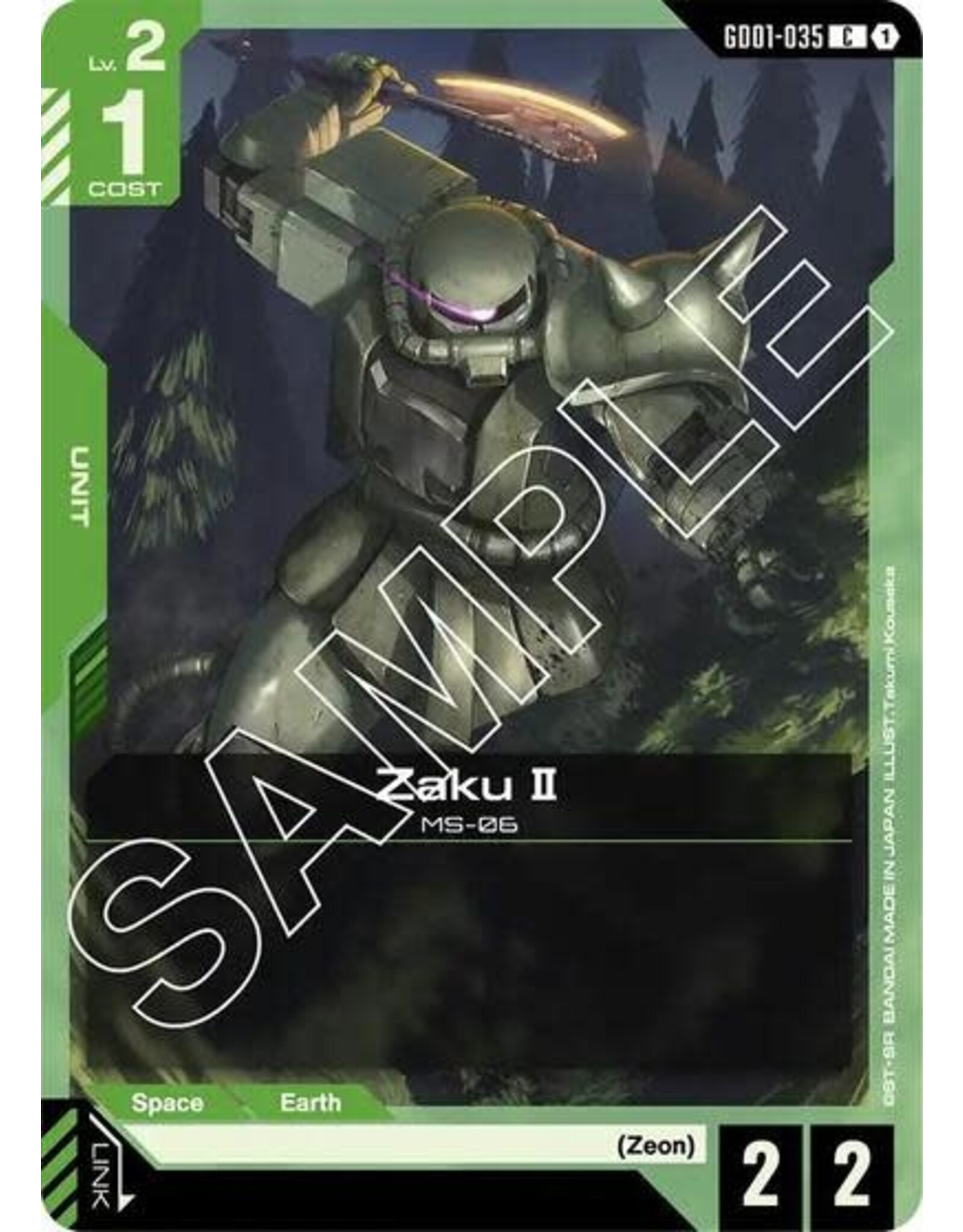 Zaku II - GD01-035 (Normal, Common)