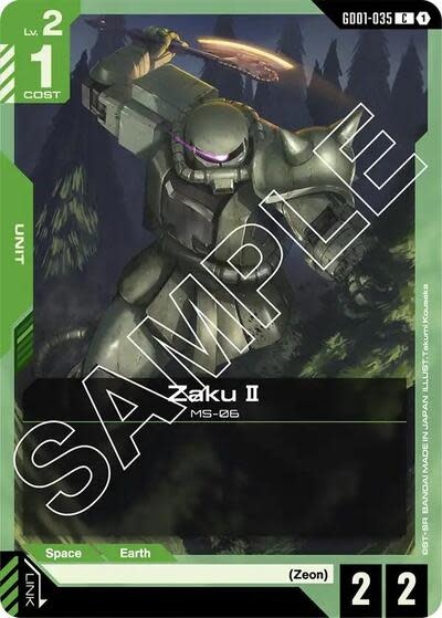 Zaku II - GD01-035 (Normal, Common)