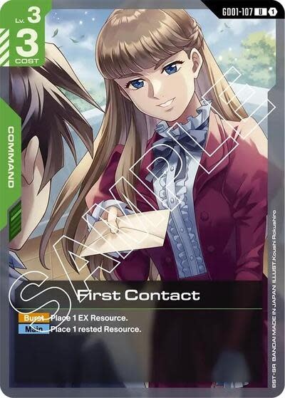First Contact - GD01-107 (Normal, Uncommon) (GD01)