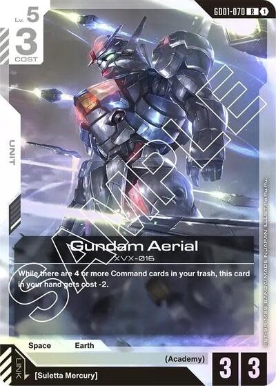 Gundam Aerial - GD01-070 (Holofoil, Rare) (GD01)