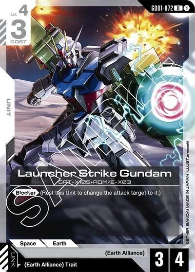 Launcher Strike Gundam - GD01-072 (Normal, Uncommon) (GD01)