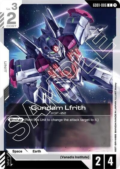 Gundam Lfrith - GD01-086 (Normal, Common)