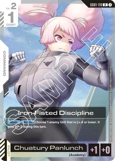 Iron-Fisted Discipline - GD01-119 (Holofoil, Rare)