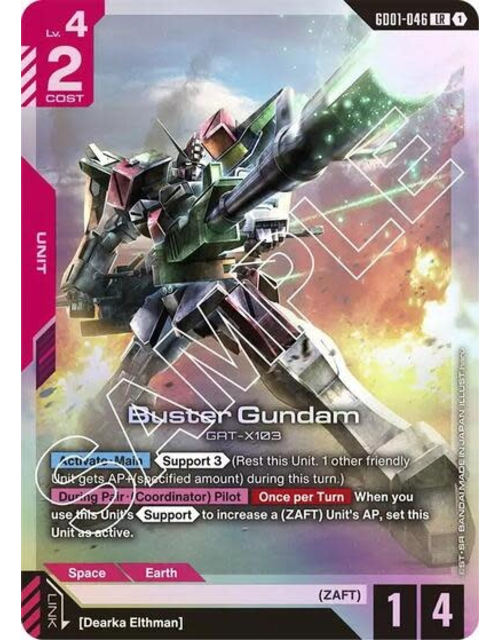 Buster Gundam - GD01-046 (Holofoil, Legend Rare)