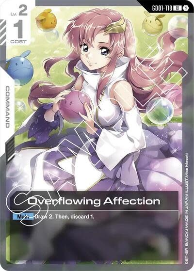 Overflowing Affection - GD01-118 (Normal, Uncommon) (GD01)