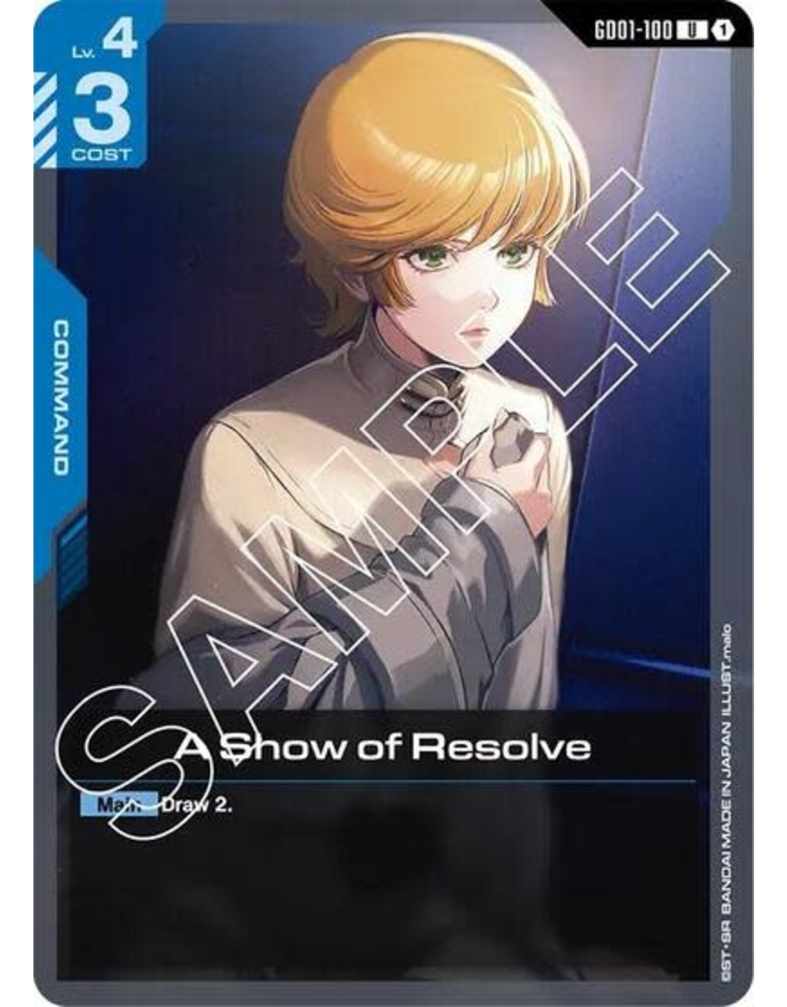 A Show of Resolve - GD01-100 (Normal, Uncommon) (GD01)