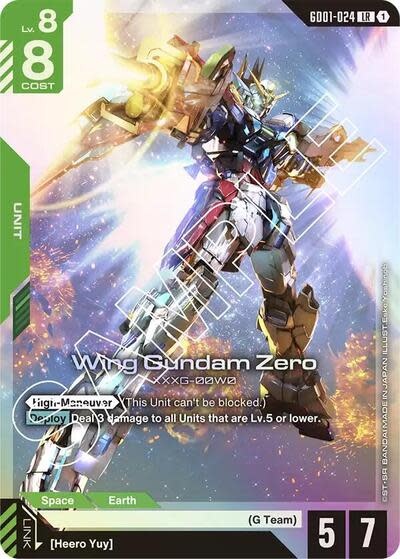Wing Gundam Zero - GD01-024 (Holofoil, Legend Rare)