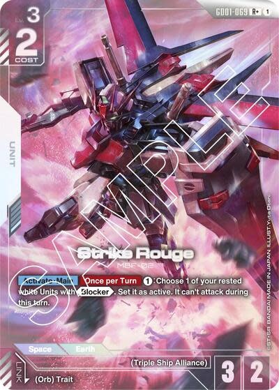 Strike Rouge (R+) - GD01-069 (Holofoil, R+)