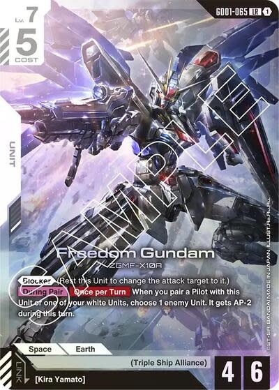 Freedom Gundam - GD01-065 (Holofoil, Legend Rare)