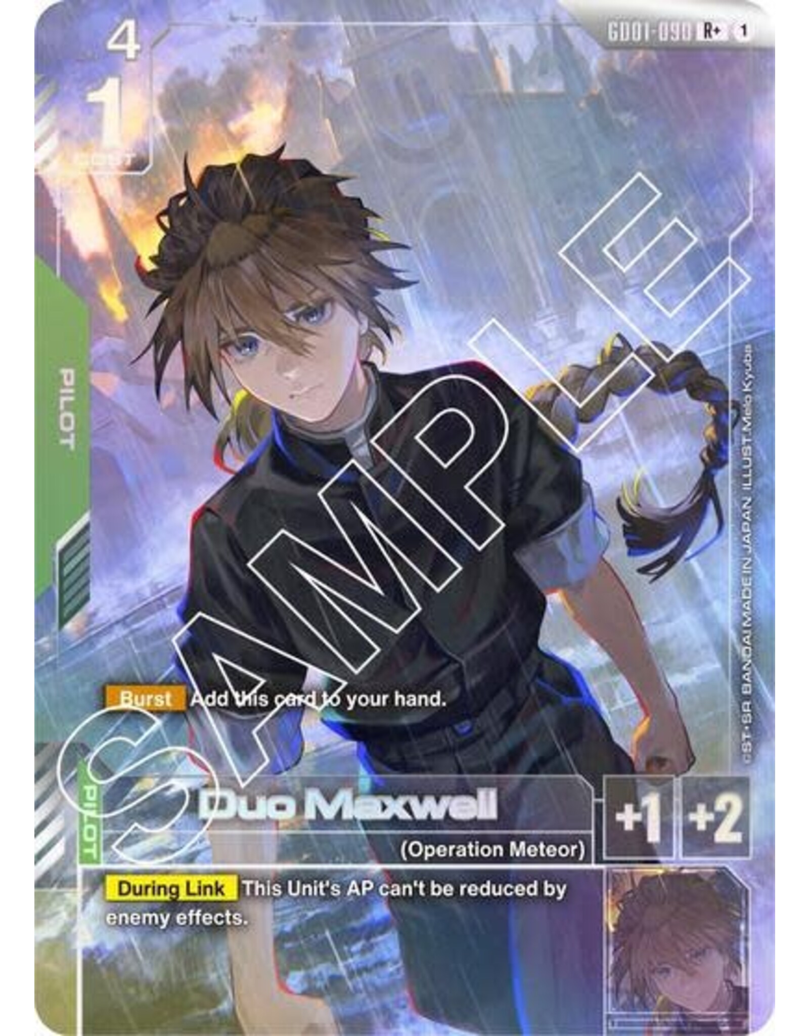 Duo Maxwell (R+) - GD01-090 (Holofoil, R+)