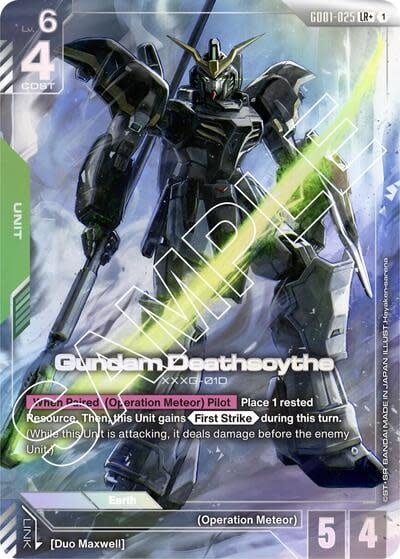 Gundam Deathscythe (GD01-025) (LR+) (Holofoil, LR+)