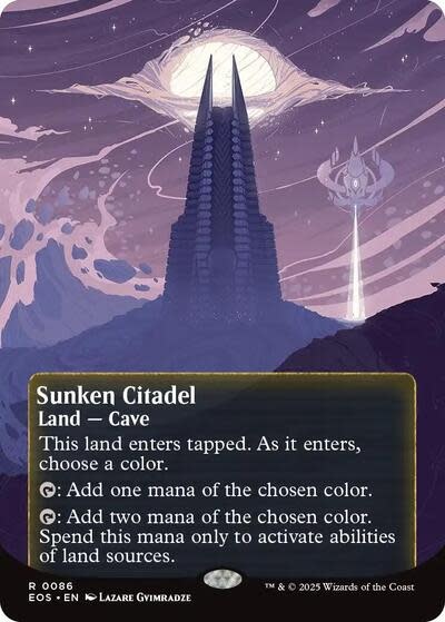 Sunken Citadel (0086) (Borderless) (Normal, R)
