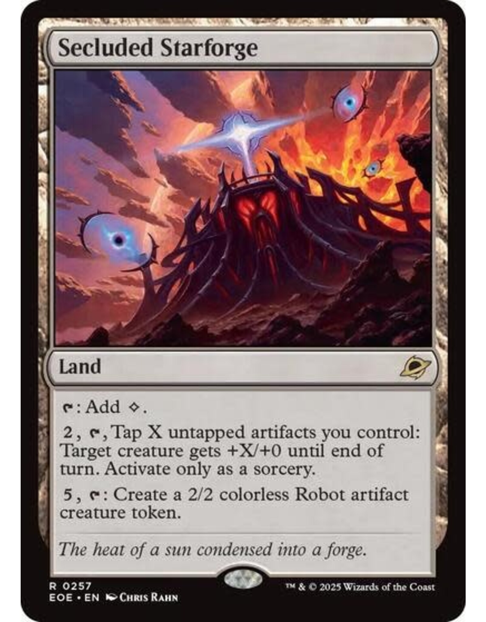 Secluded Starforge - 257 (Foil, R)